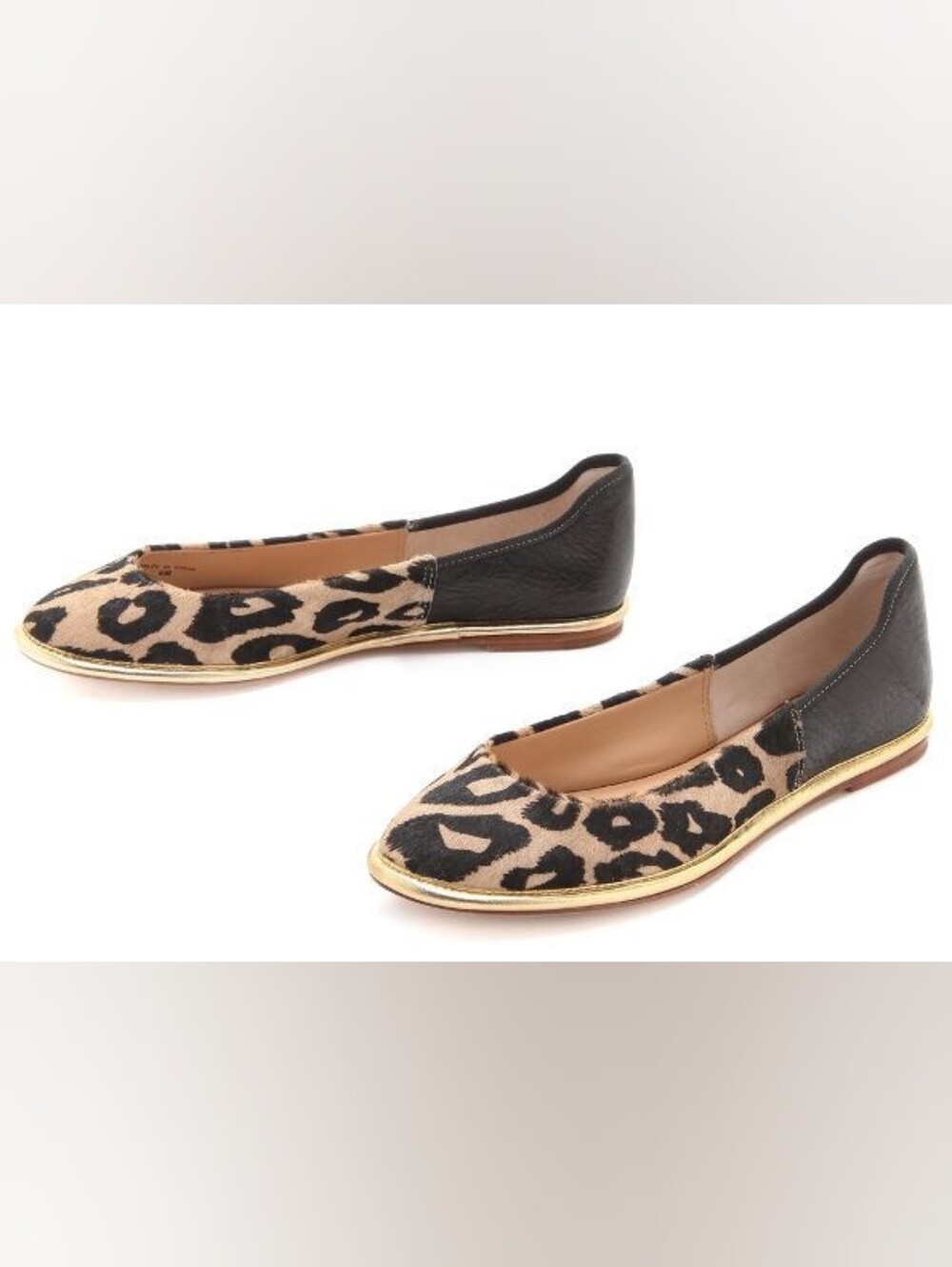 Diane von Furstenberg “Botswana” Haircalf Flats Size 8